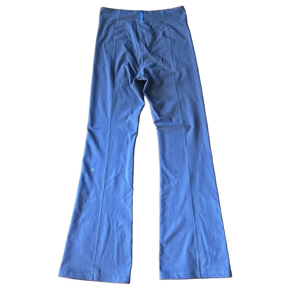 Lululemon Define Zip Front High Rise Flared Pants Sz 8 Leggings 33